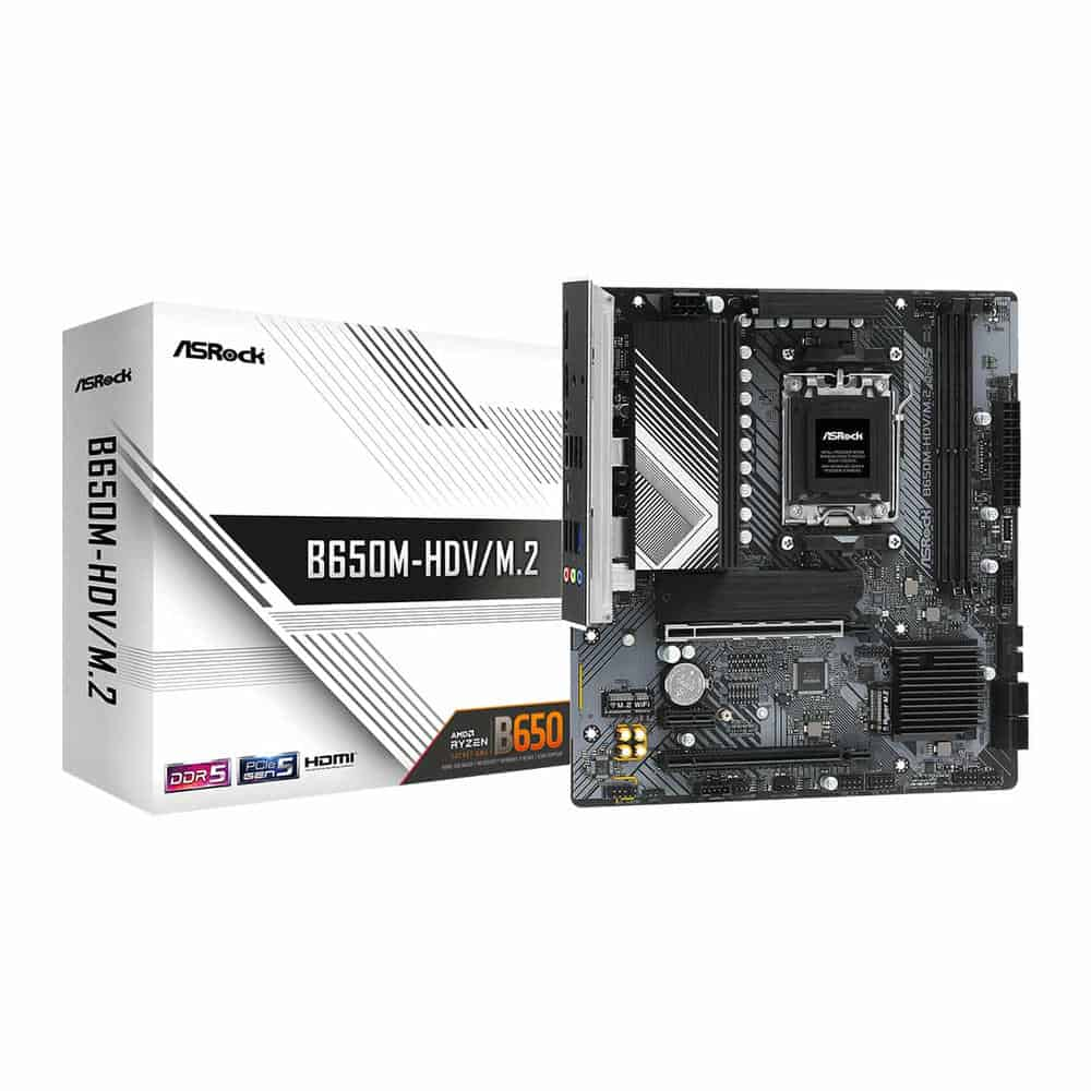 ASRock B650M-HDV/M.2 MicroATX Motherboard